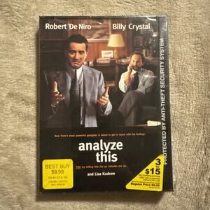 Analyze This DVD 1999 Widescreen New Robert DeNiro Billy Crystal New Sealed